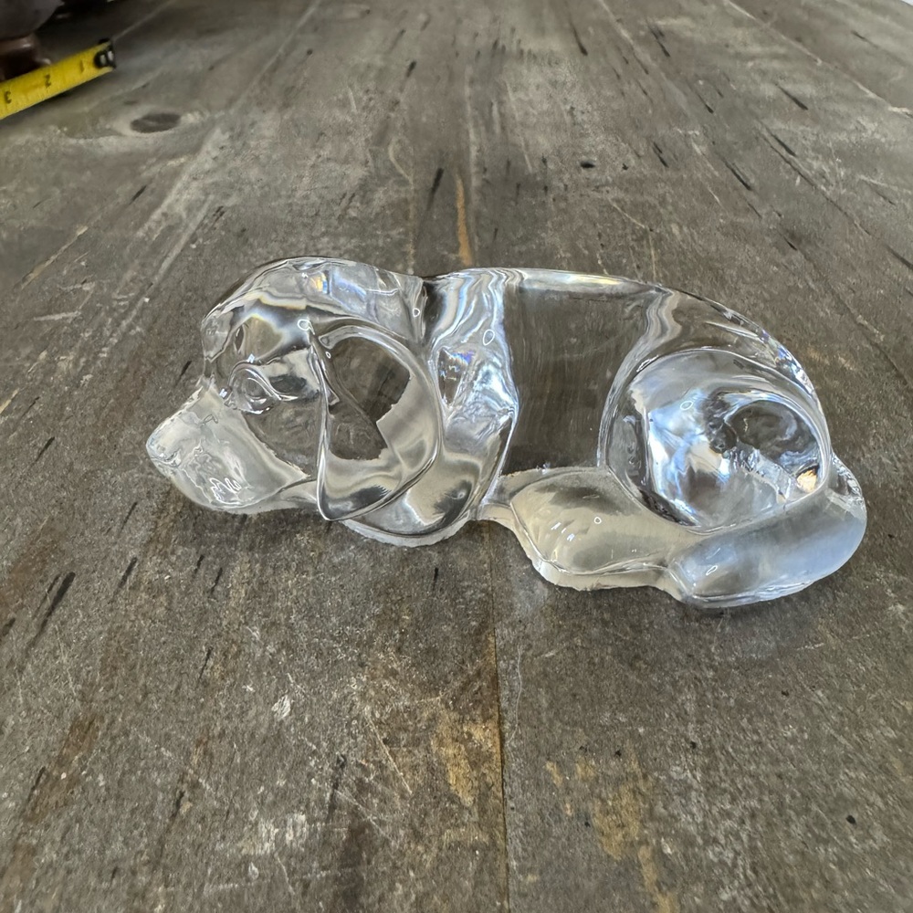 Princess House Lead Crystal Labrador Puppy/Dog Figurine #812